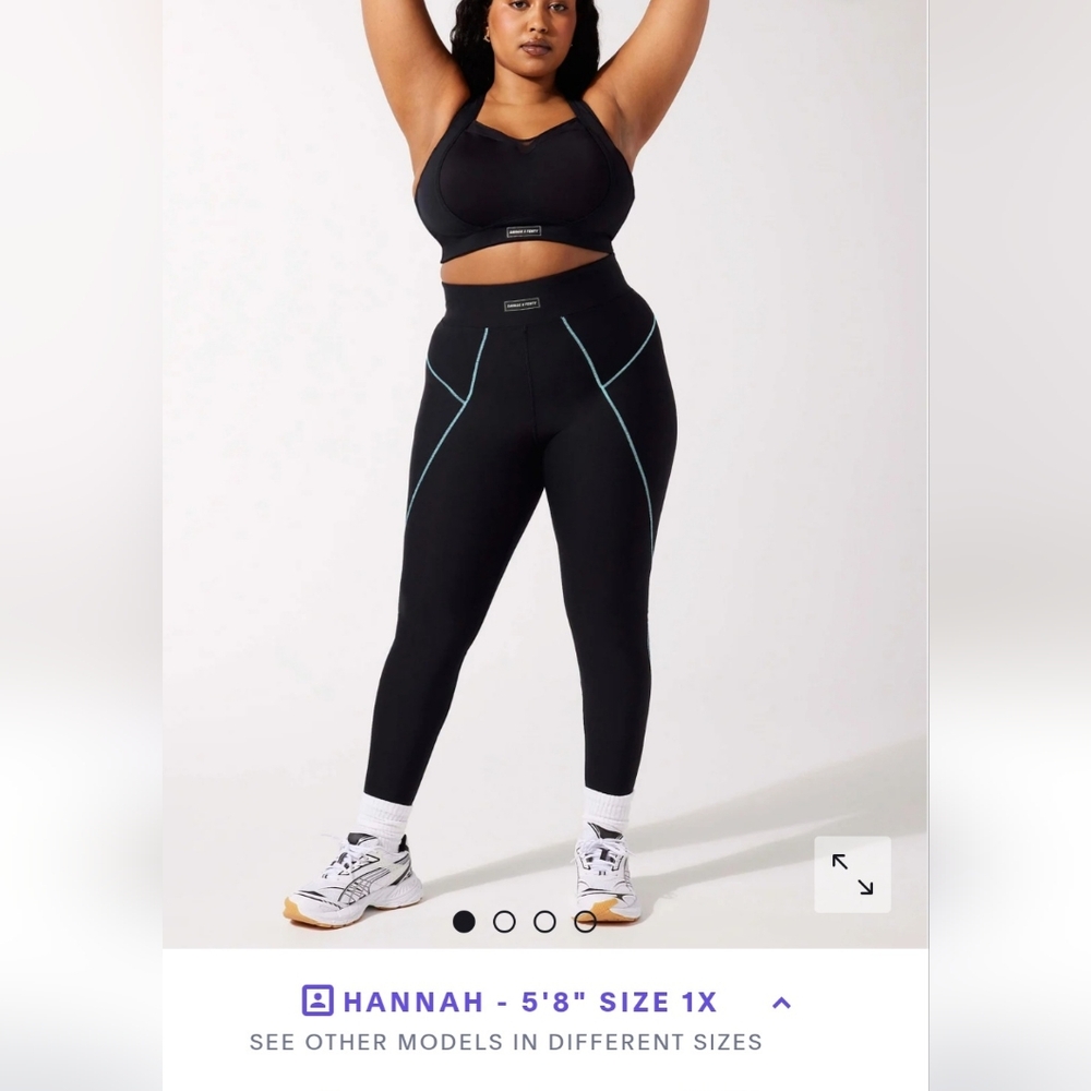 Savage Fenty Black 1X Sports Leggings